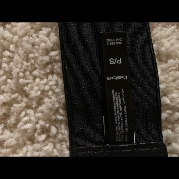 Bebe belt braided with gold rings with snaps - Picture 2 of 4